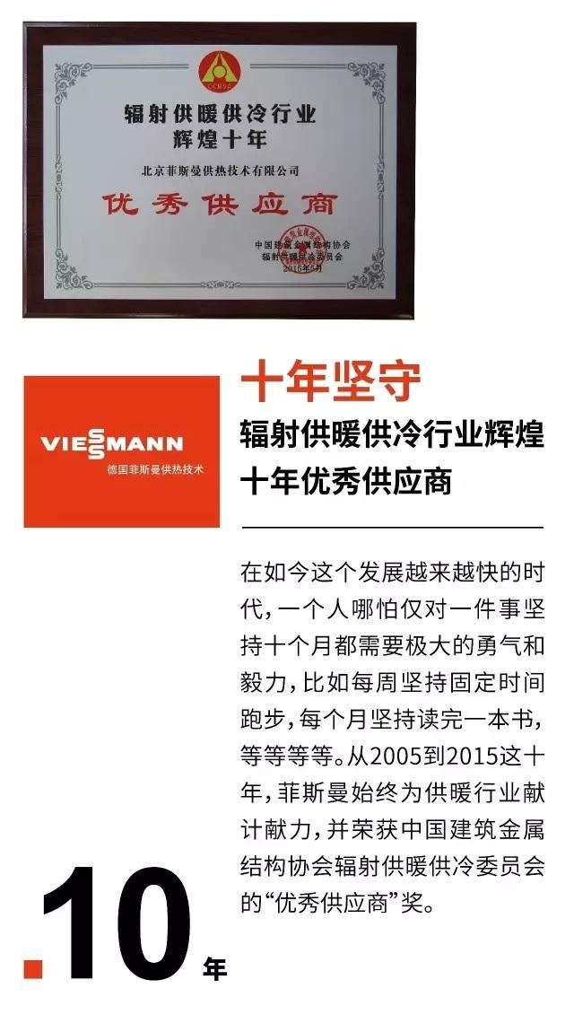 菲斯曼堅(jiān)守十年，十年優(yōu)秀供應(yīng)商